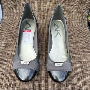 Anne Klein Sport, wedge, gray dress shoe